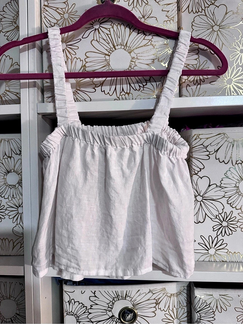Vitamin A White Tank Top Like New
